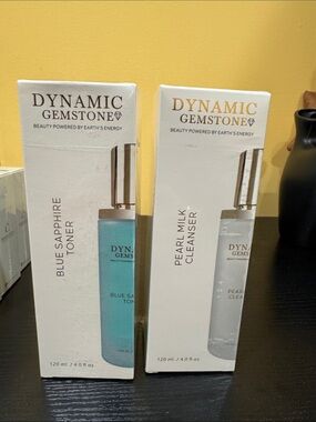 Dynamic Gemstone - skin care set of 2 -  toner/cleanser 120 ml each sealed & BN